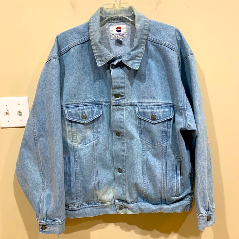 Vintage 90’s Pepsi Denim Jacket XL